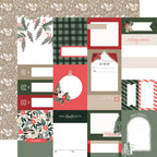 Simple Stories Mistletoe and Holly 12 x 12 Collector's Essential Kit 27701 Journal Elements