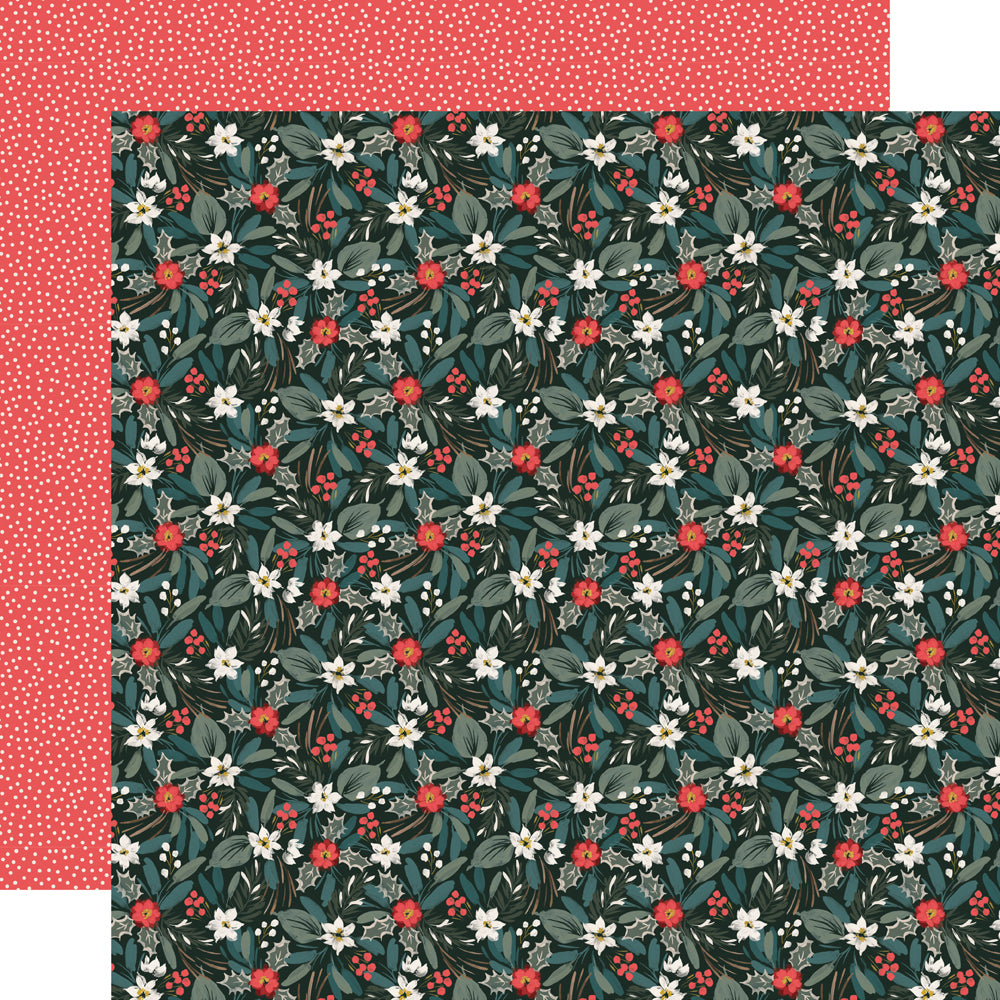 Simple Stories Mistletoe and Holly 12 x 12 Collector's Essential Kit 27701 This Christmas