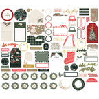 Simple Stories Mistletoe and Holly Journal Bits And Pieces 27720 Christmas Sentiments