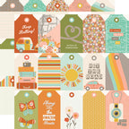 Simple Stories Open Road 12 x 12 Collector's Essential Kit 27101 Tag Elements