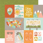 Simple Stories Open Road 12 x 12 Collector's Essential Kit 27101 Travel Sentiments