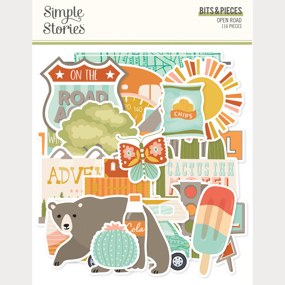 Simple Stories Open Road Bits And Pieces 27119