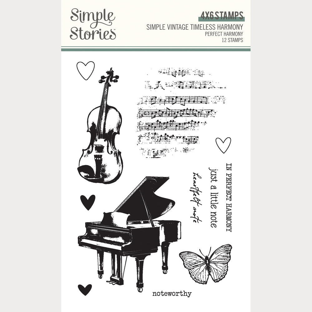 Simple Stories Perfect Harmony Clear Stamps 27036