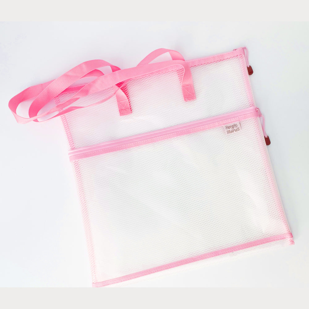 Simple Stories Pink 16 x 16 Craft Bag 25686