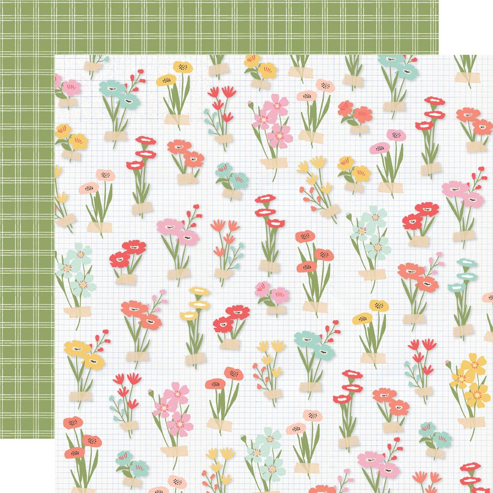 Simple Stories Pink Lemonade 12 x 12 Collection Kit 26300 Bright Florals