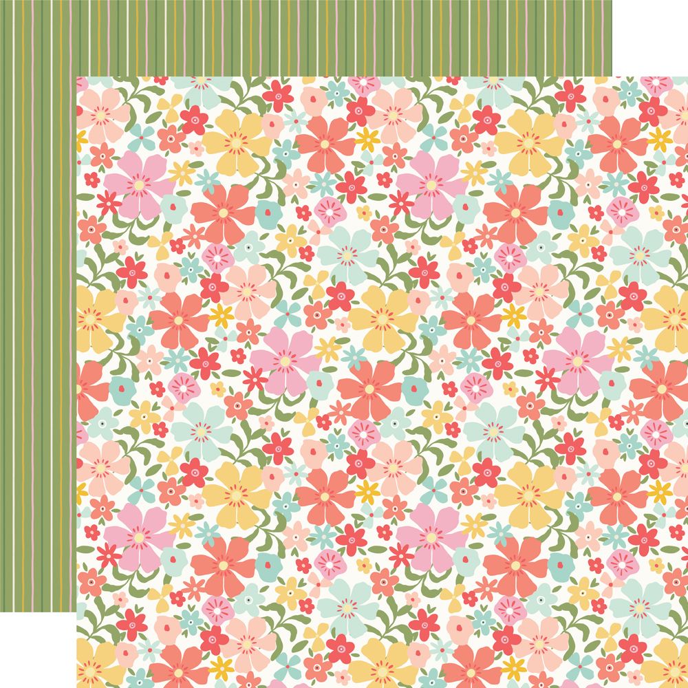 Simple Stories Pink Lemonade 12 x 12 Collection Kit 26300 Modern Florals