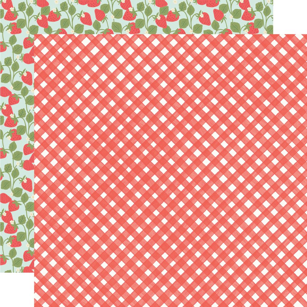Simple Stories Pink Lemonade 12 x 12 Collection Kit 26300 Strawberry Designs