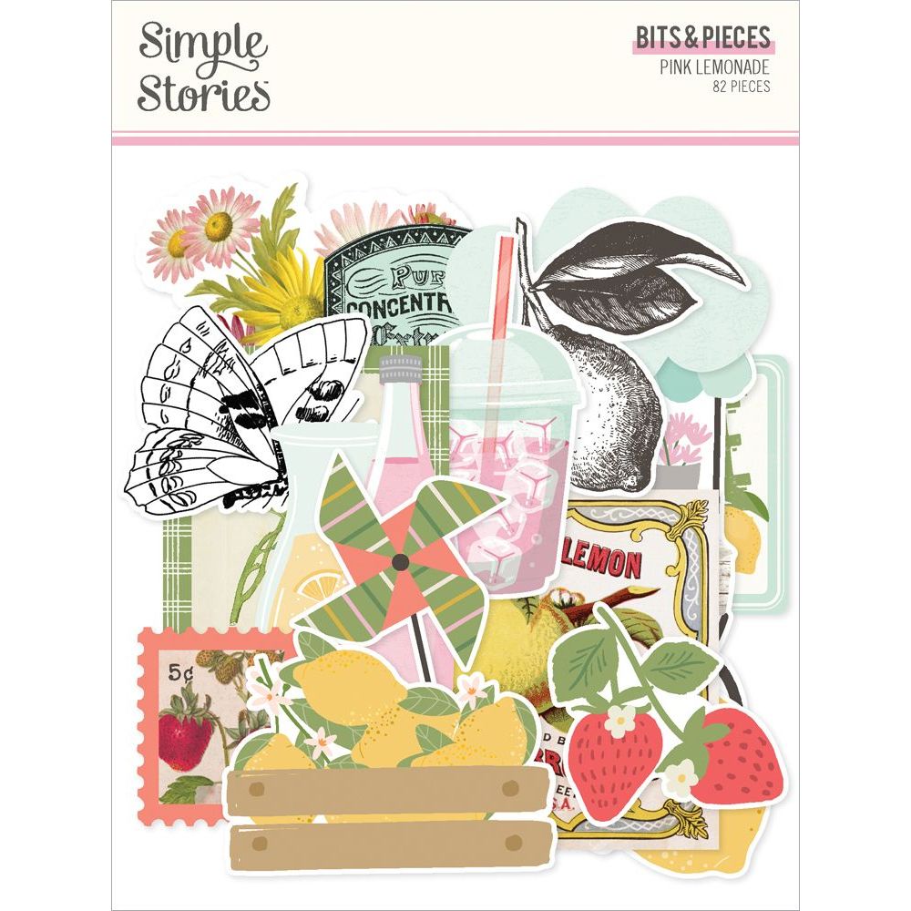 Simple Stories Pink Lemonade Bits And Pieces 26319