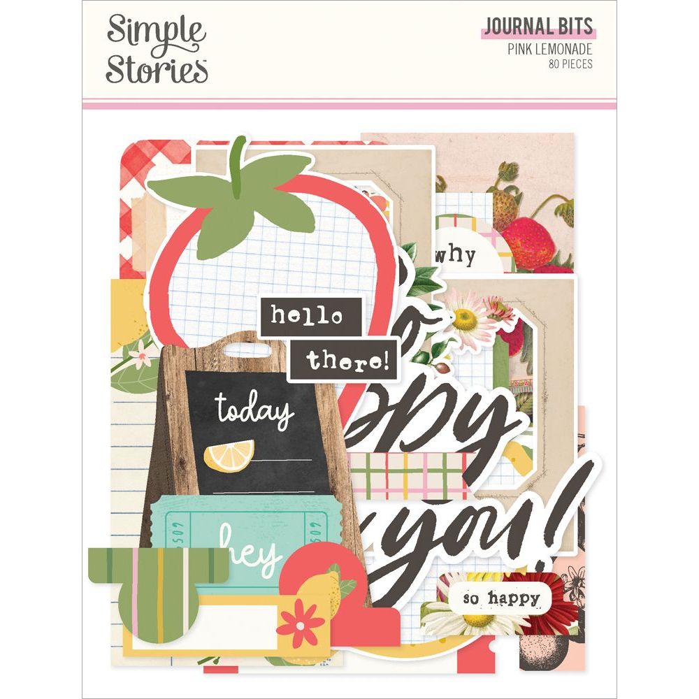 Simple Stories Pink Lemonade Journal Bits And Pieces 26320