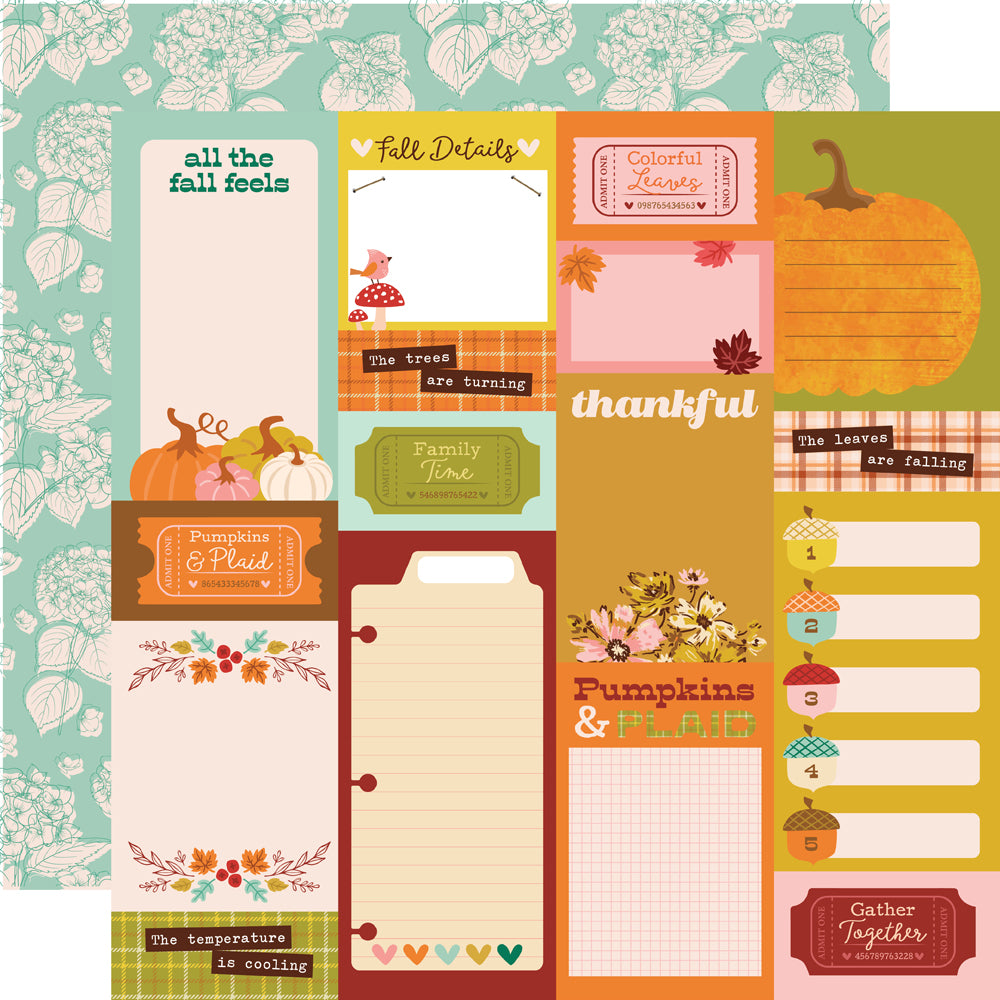 Simple Stories Pumpkins And Plaid 12 x 12 Collection Kit 27400 All The Fall Feels