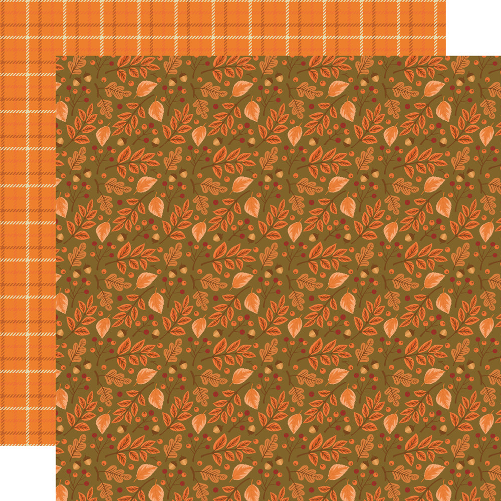 Simple Stories Pumpkins And Plaid 12 x 12 Collector's Essential Kit 27401 Cozy Things