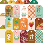 Simple Stories Pumpkins And Plaid 12 x 12 Collector's Essential Kit 27401 Trees Acorns Pumpkins Leaves