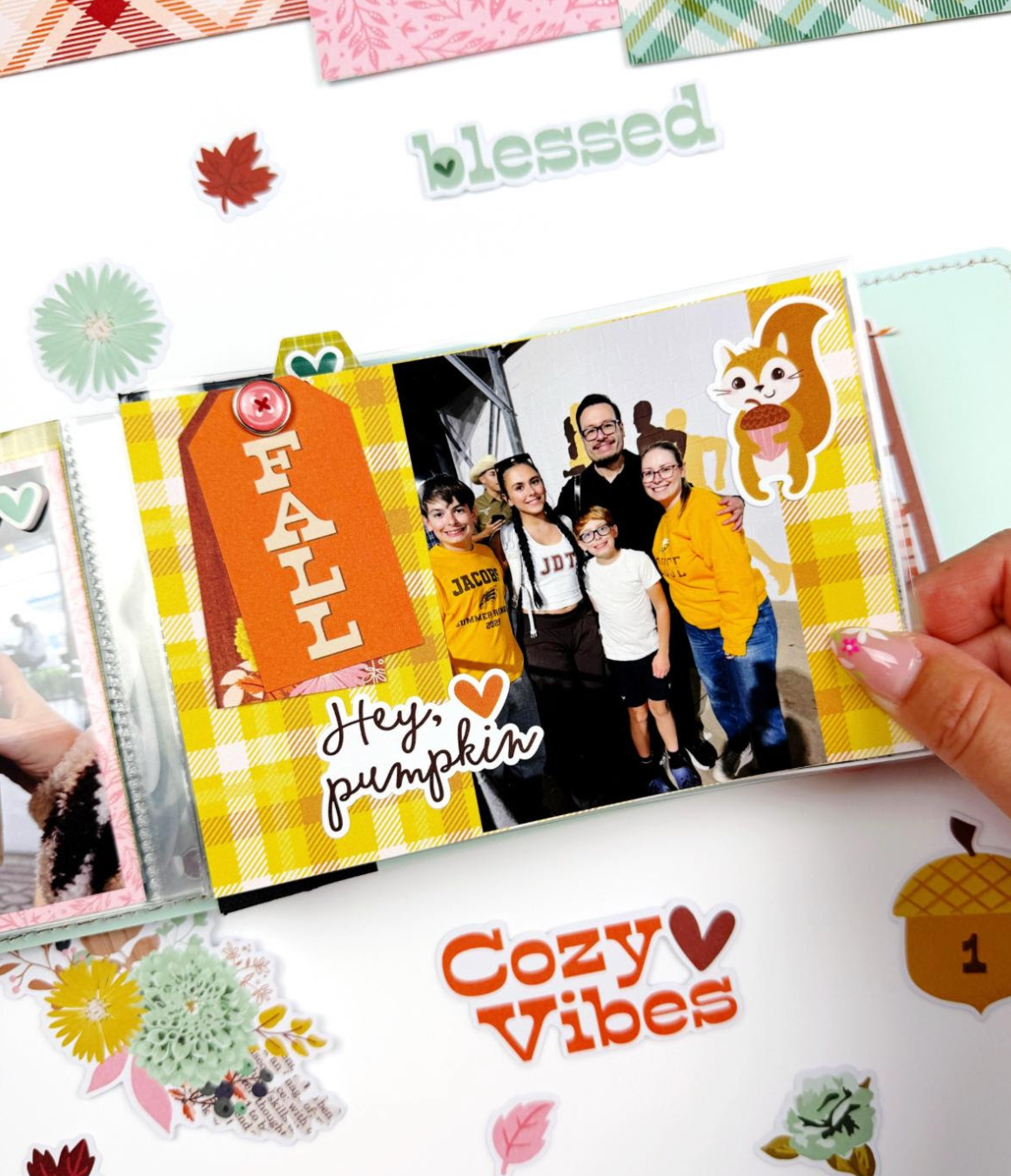 Simple Stories Pumpkins And Plaid 6 x 8 Paper Pad 27416 Cozy Vibes