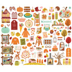 Simple Stories Pumpkins And Plaid Bits And Pieces 27419 Autumn Images