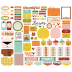 Simple Stories Pumpkins And Plaid Journal Bits And Pieces 27420 Autumn Sentiments