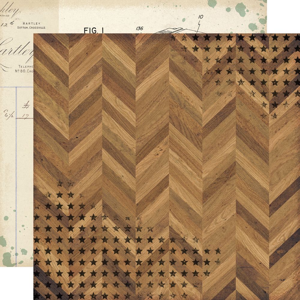 Simple Stories Rustic Legend 12 x 12 Collection Kit 26600 Wooden Floor Image