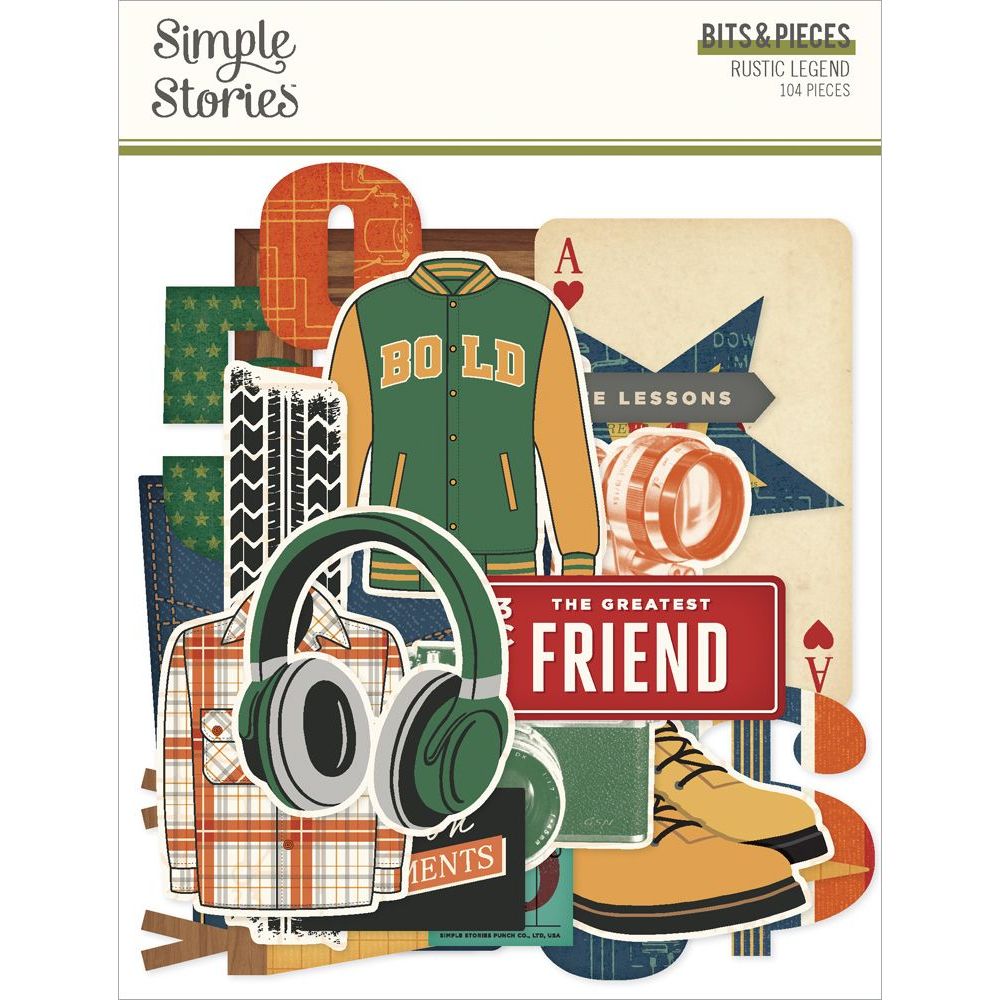 Simple Stories Rustic Legend Bits And Pieces 26619
