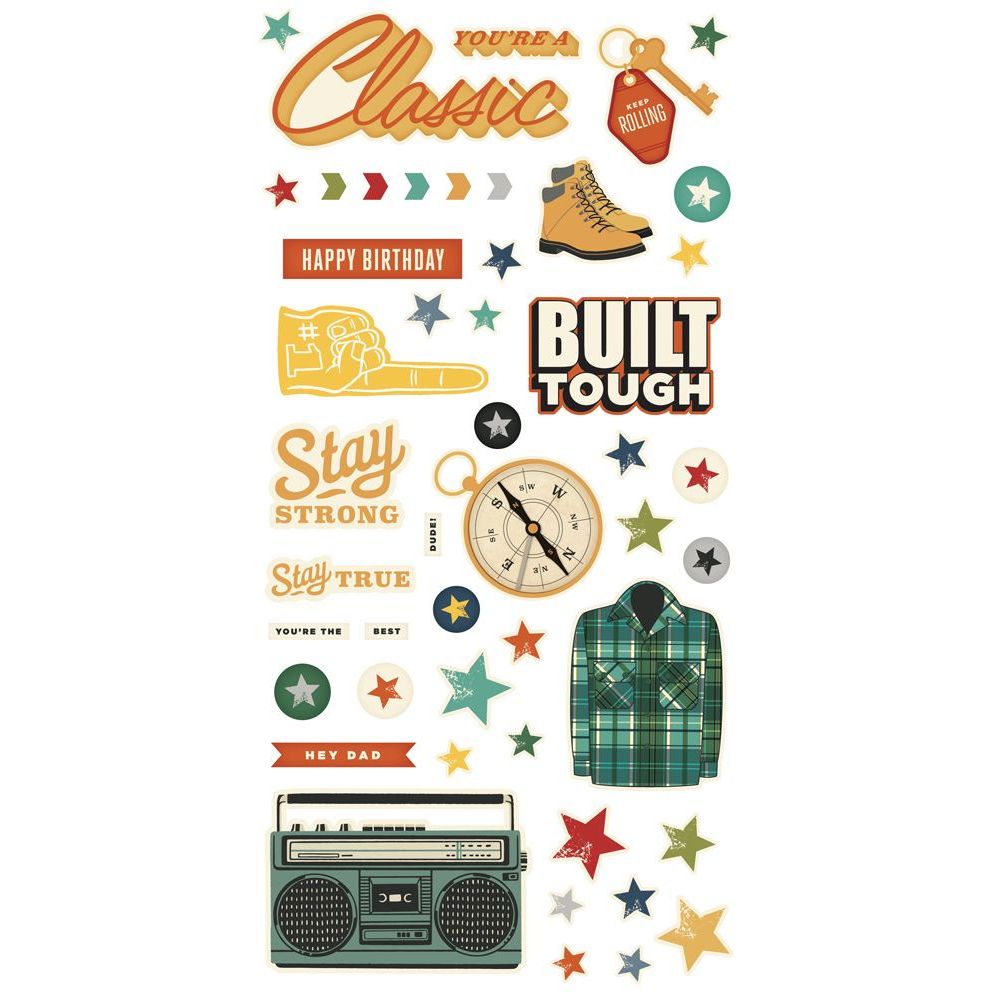 Simple Stories Rustic Legend Card Kit 26626 Nostalgic Images
