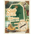 Simple Stories Rustic Legend Card Kit 26626 Stay Strong Card