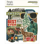 Simple Stories Rustic Legend Chipboard Pieces 26618