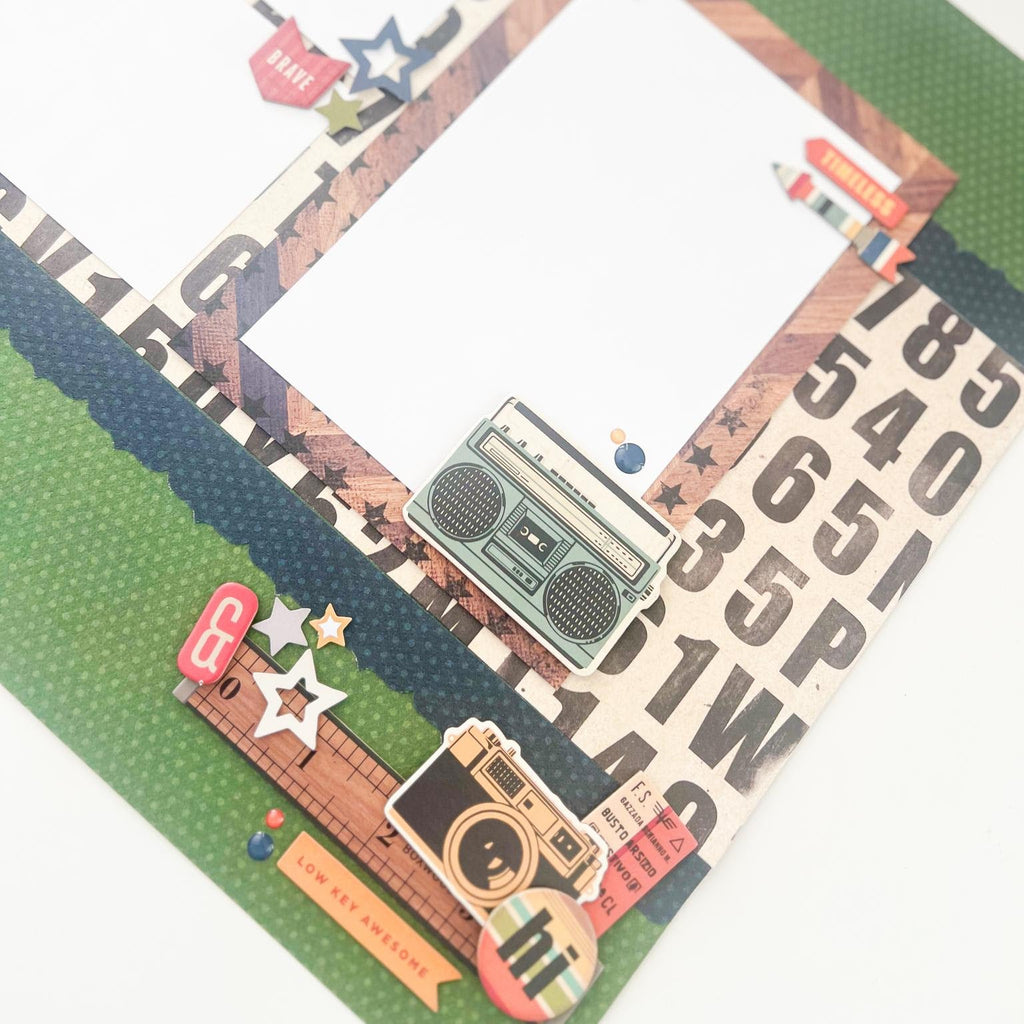 Simple Stories Rustic Legend Chipboard Pieces 26618 Masculine Theme