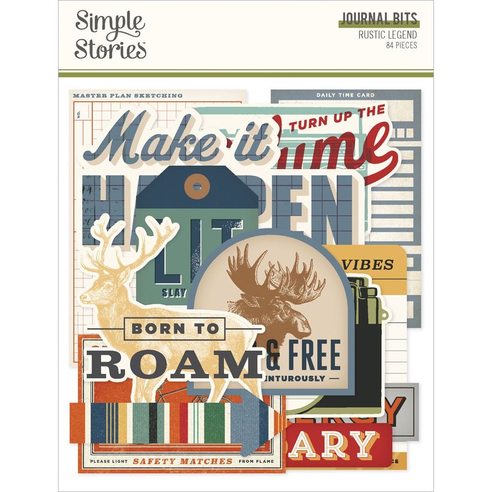 Simple Stories Rustic Legend Journal Bits And Pieces 26620
