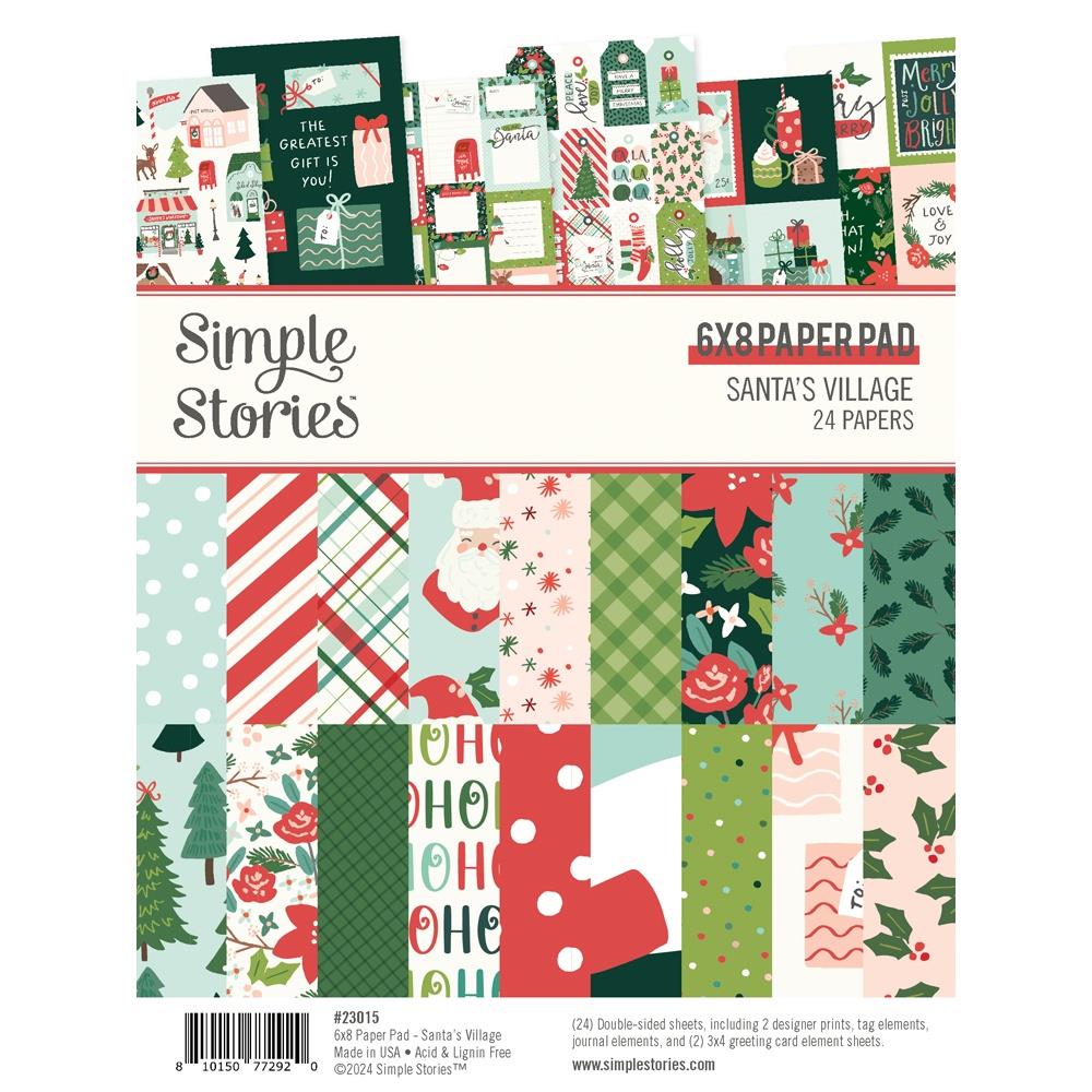 Simple Stories Santa's Village 6 x 8 Paper Pad 23015