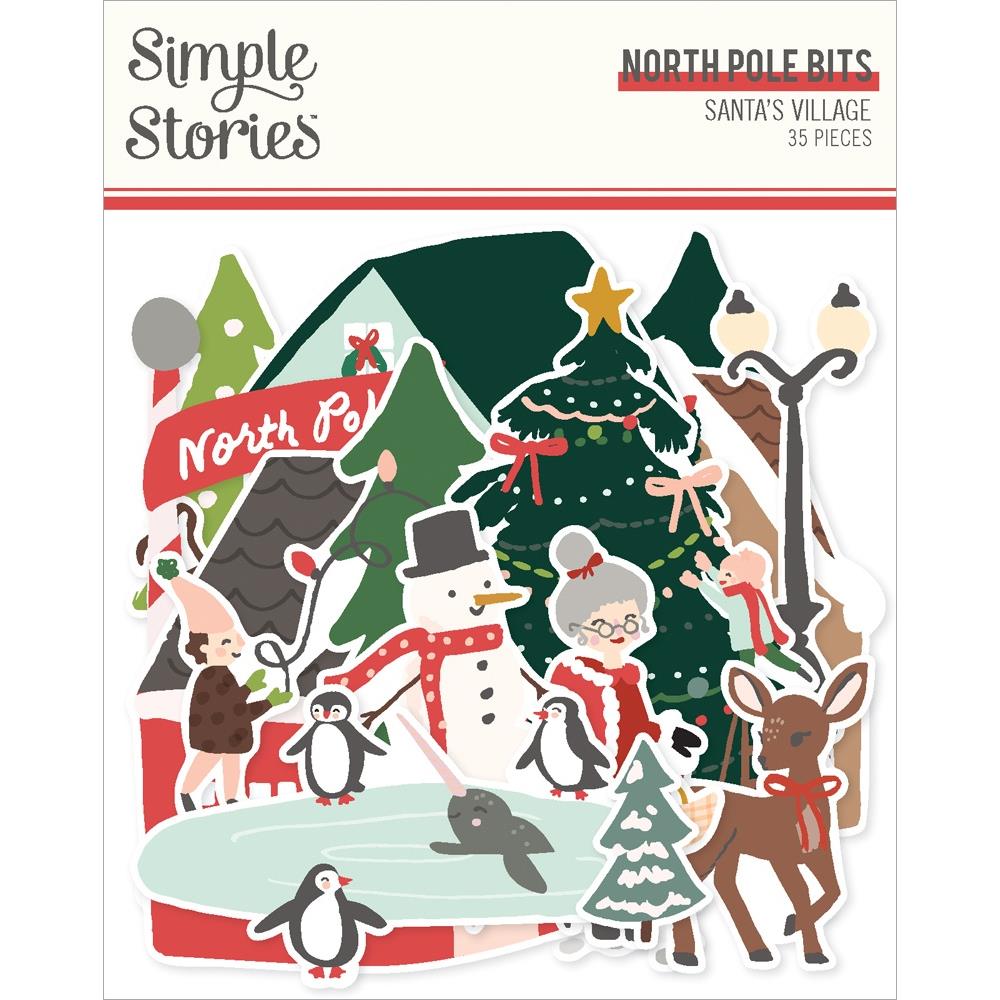 Simple Stories Santa's Village North Pole Bits And Pieces 23031