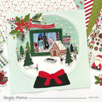 Simple Stories Santa's Village North Pole Bits And Pieces 23031 Snowglobe Scene