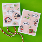 Simple Stories Say Cheese Classic Mouse Christmas Clear Stamps 25216 Card Samples