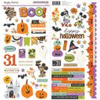 Simple Stories Say Cheese Classic Mouse Halloween 12 x 12 Collection Kit 27200 Element Stickers