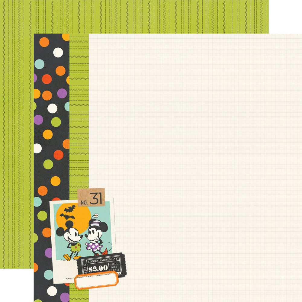 Simple Stories Say Cheese Classic Mouse Halloween 12 x 12 Collection Kit 27200 Mischief And Mayhem