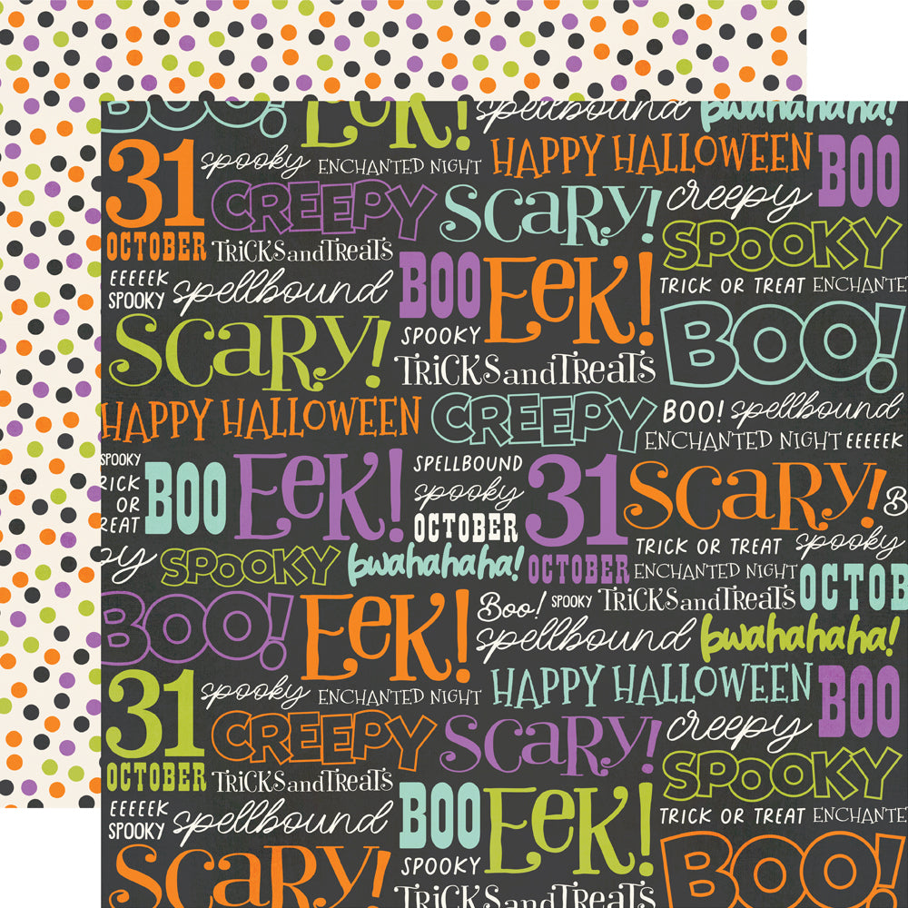 Simple Stories Say Cheese Classic Mouse Halloween 12 x 12 Collection Kit 27200 Not So Scary