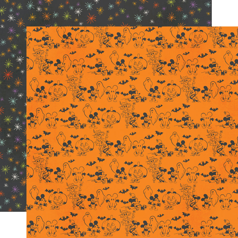 Simple Stories Say Cheese Classic Mouse Halloween 12 x 12 Collector's Essential Kit 27201 Shrills And Shivers