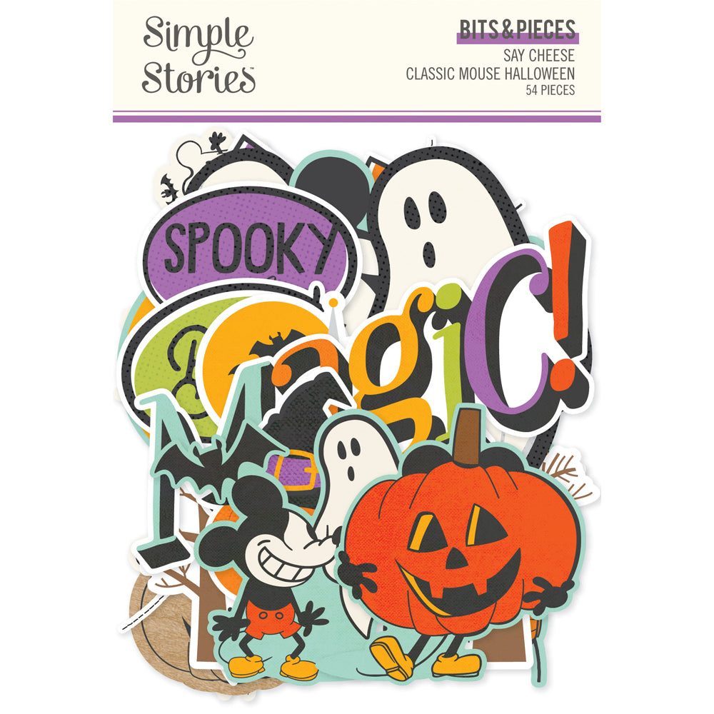 Simple Stories Say Cheese Classic Mouse Halloween Bits And Pieces 27219