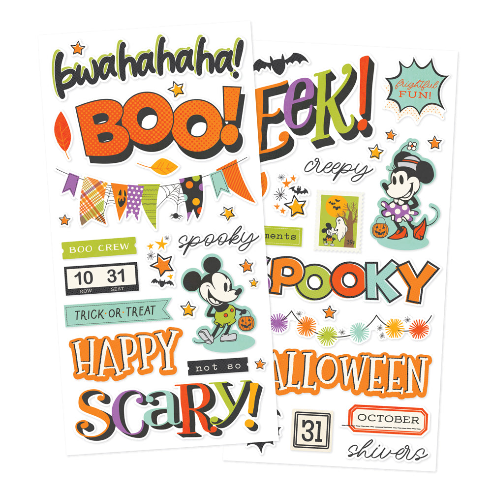Simple Stories Say Cheese Classic Mouse Halloween Foam Stickers 27221