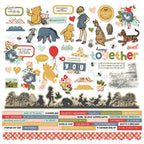Simple Stories Say Cheese Classic Pooh 12 x 12 Collection Kit 23900 Cardstock Stickers