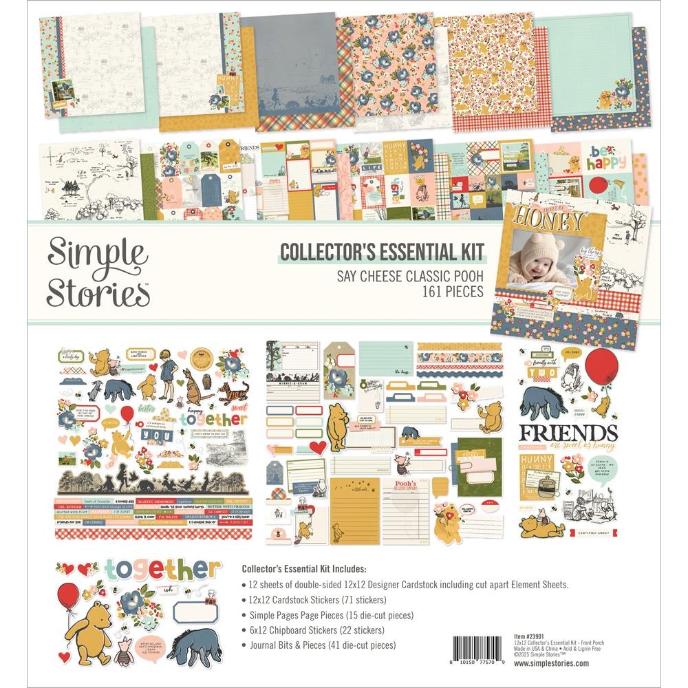 Simple Stories Say Cheese Classic Pooh 12 x 12 Collector's Essential Kit 23901