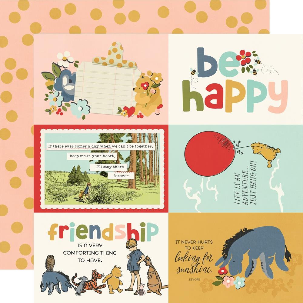 Simple Stories Say Cheese Classic Pooh 12 x 12 Collector's Essential Kit 23901 4"X6" Elements