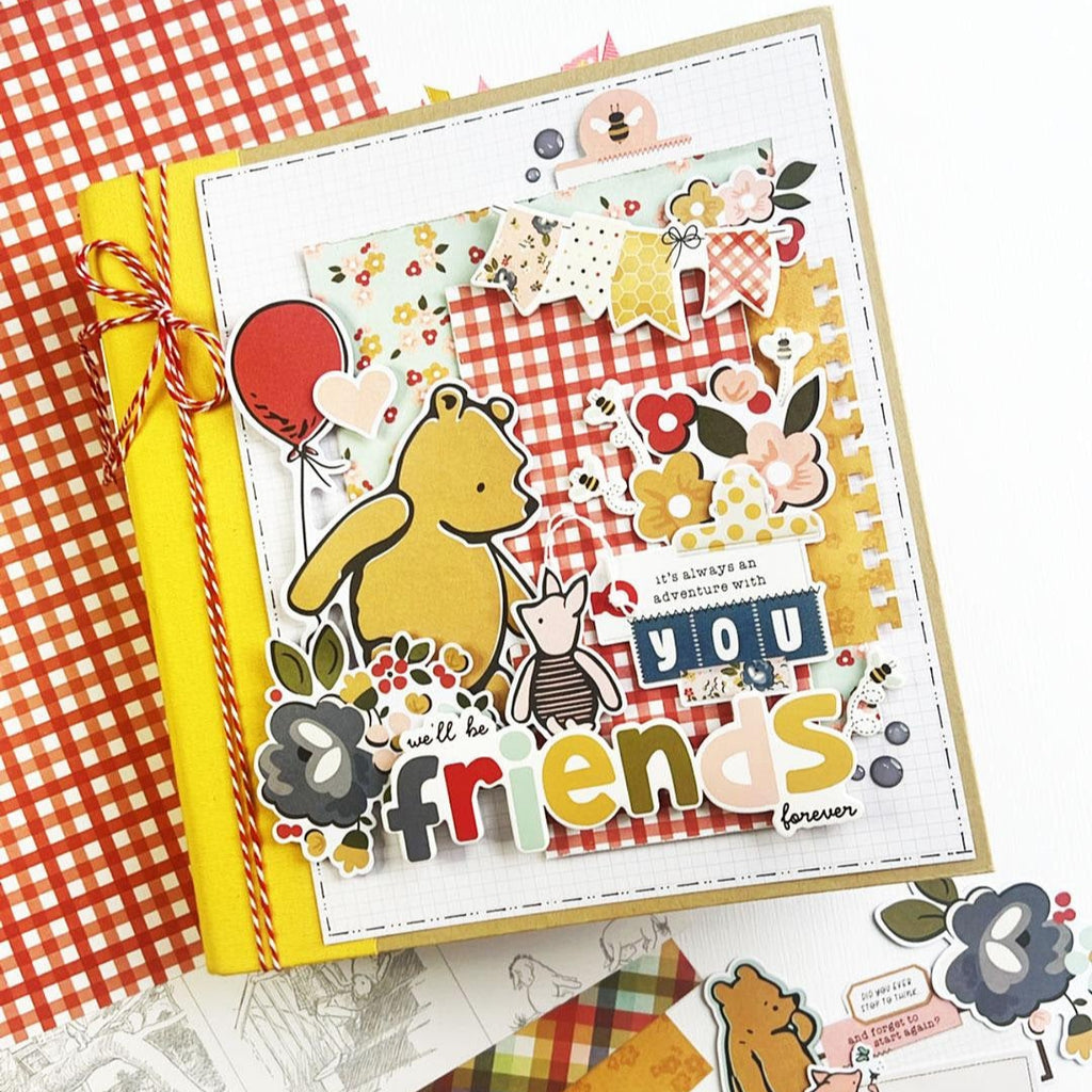 Simple Stories Say Cheese Classic Pooh 12 x 12 Collector's Essential Kit 23901 Friends Journal