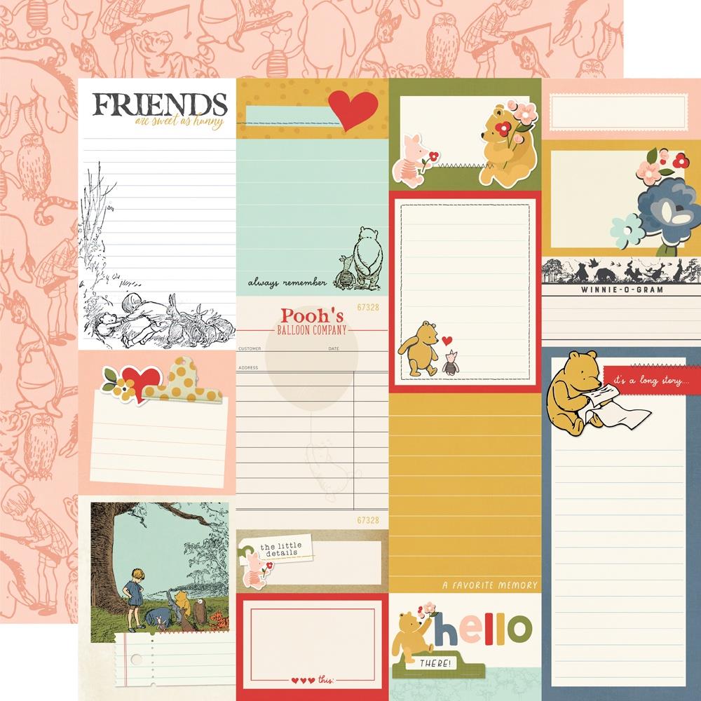 Simple Stories Say Cheese Classic Pooh 12 x 12 Collector's Essential Kit 23901 Journal Elements