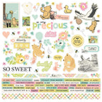 Simple Stories Say Cheese Classic Pooh Baby 12 x 12 Collection Kit 25800 Cardstock Stickers