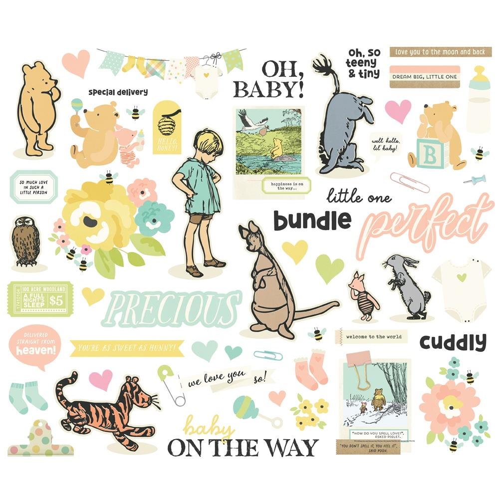 Simple Stories Say Cheese Classic Pooh Baby Bits And Pieces 25826 New Born Images