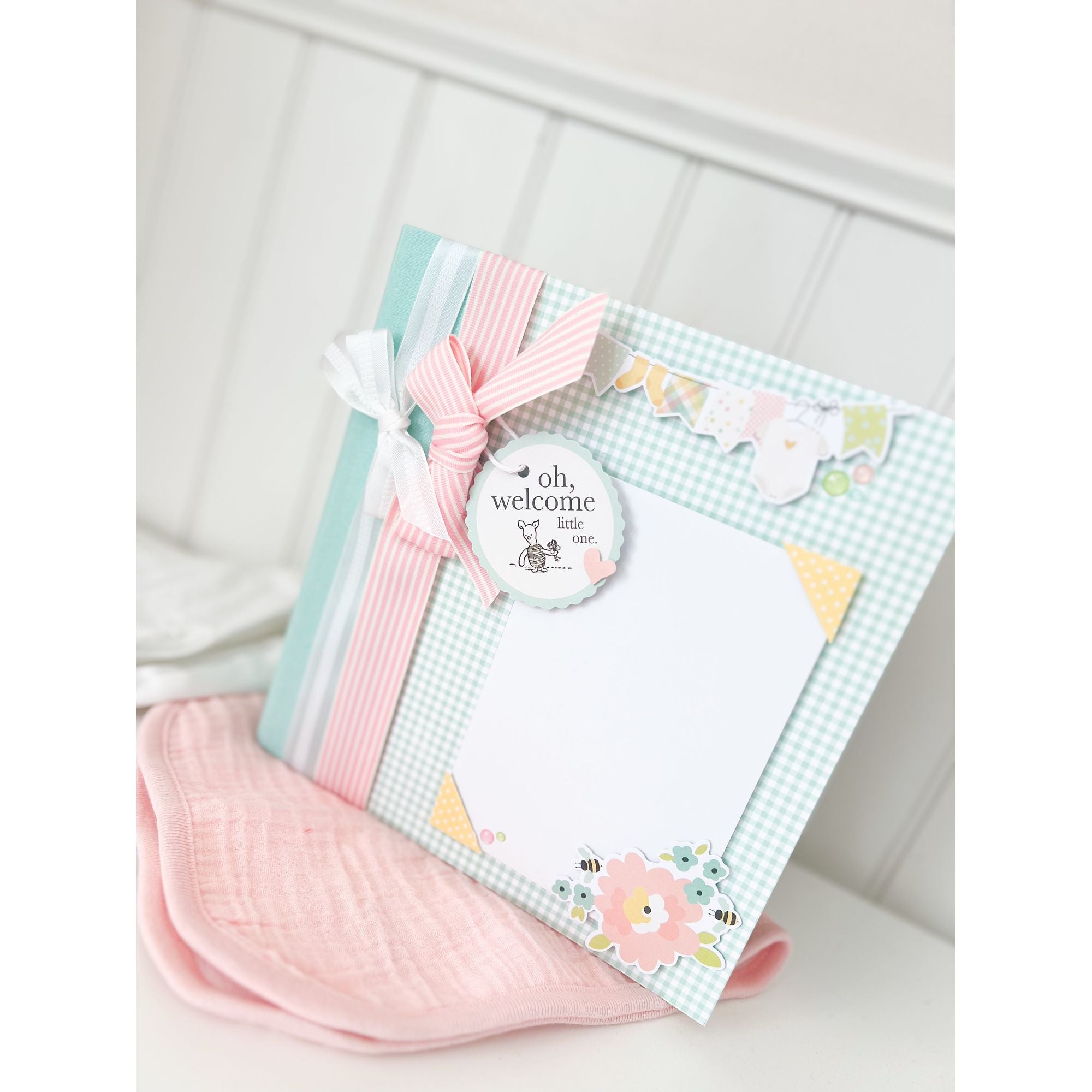 Simple Stories Say Cheese Classic Pooh Baby Bits And Pieces 25826 Oh Welcome Little One Binder Project