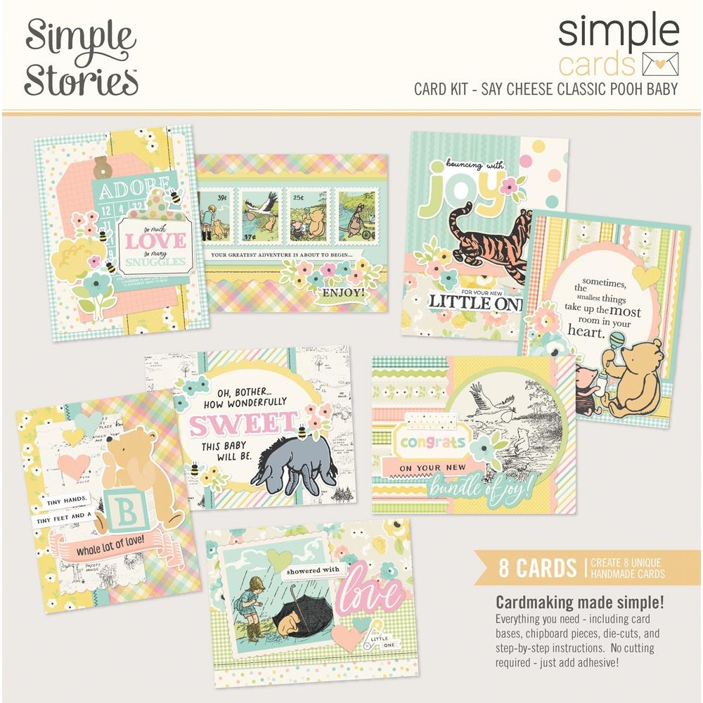 Simple Stories Say Cheese Classic Pooh Baby Card Kit 25836