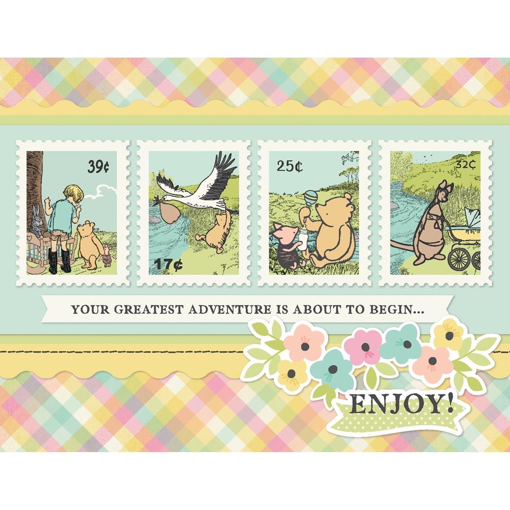 Simple Stories Say Cheese Classic Pooh Baby Card Kit 25836 Your Greatest Adventure