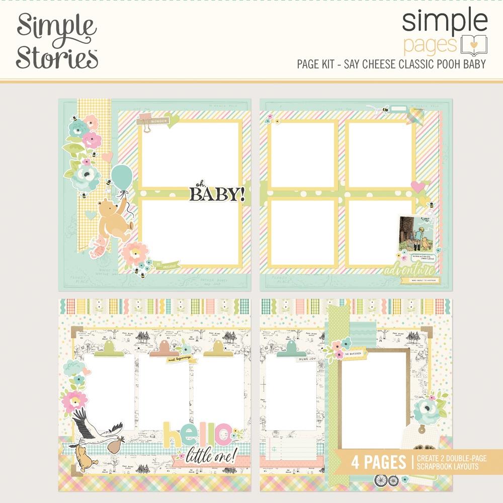Simple Stories Say Cheese Classic Pooh Baby Page Kit 25837