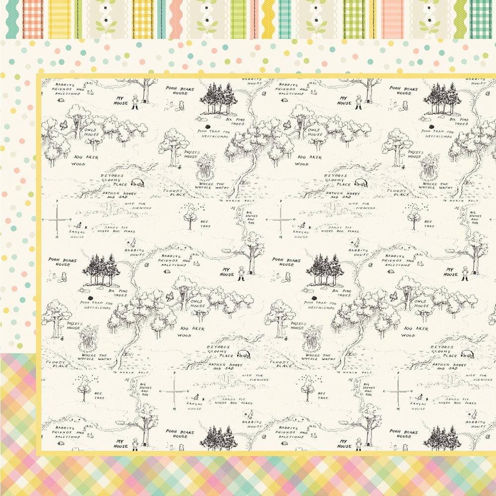 Simple Stories Say Cheese Classic Pooh Baby Page Kit 25837 Adventure Map