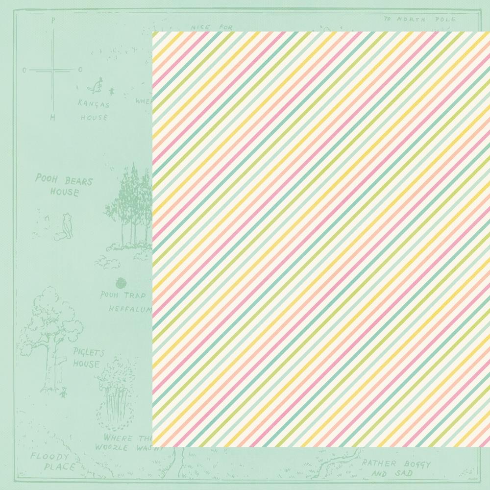 Simple Stories Say Cheese Classic Pooh Baby Page Kit 25837 Bright Patterns