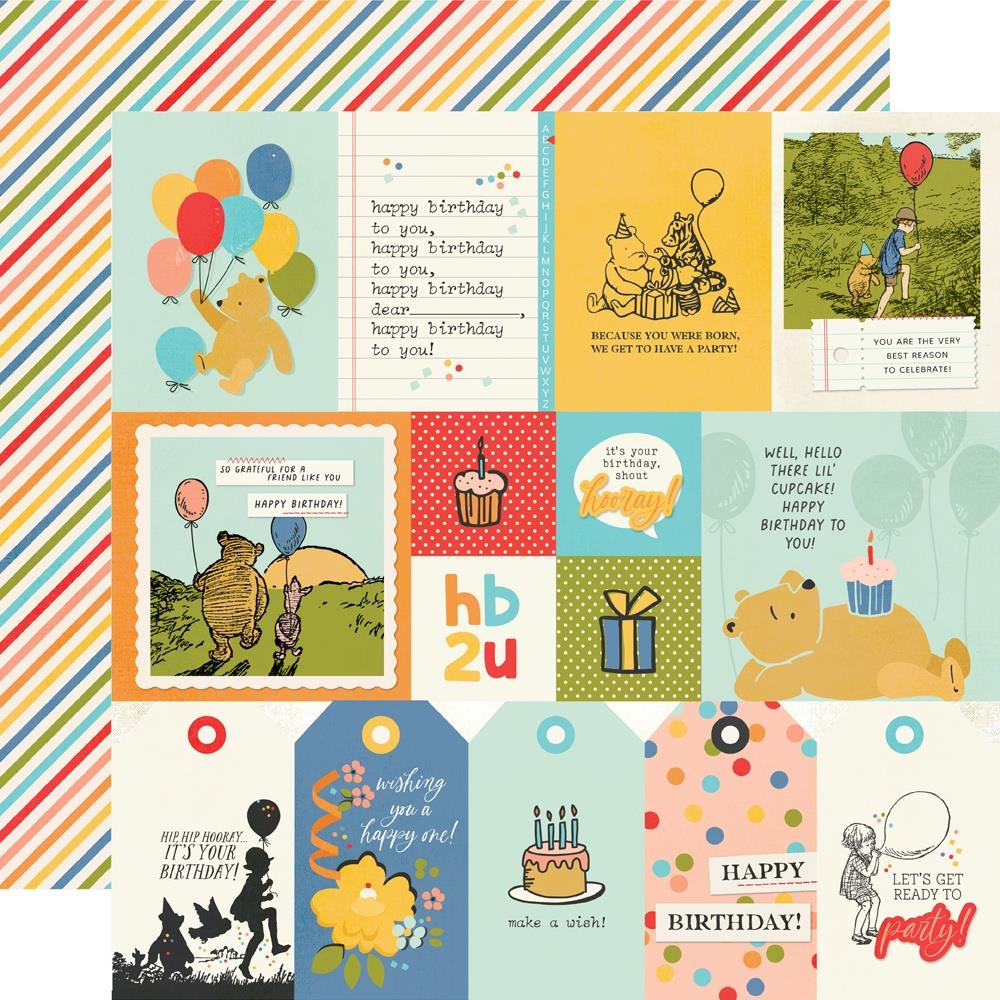 Simple Stories Say Cheese Classic Pooh Birthday 12 x 12 Collection Kit 24800 Elements 1